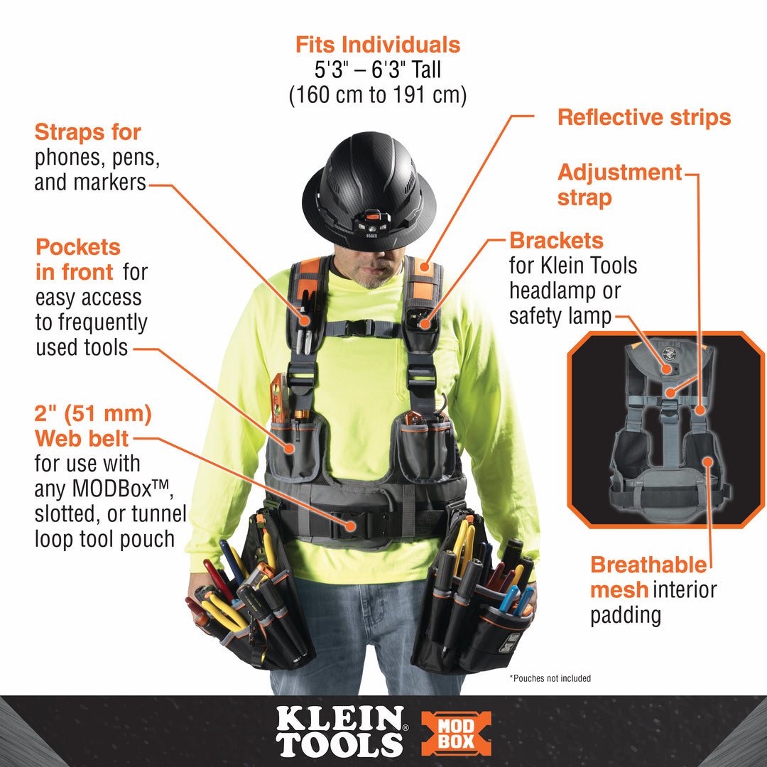 Klein Tools 55829MB MODbox Tool Vest Combo