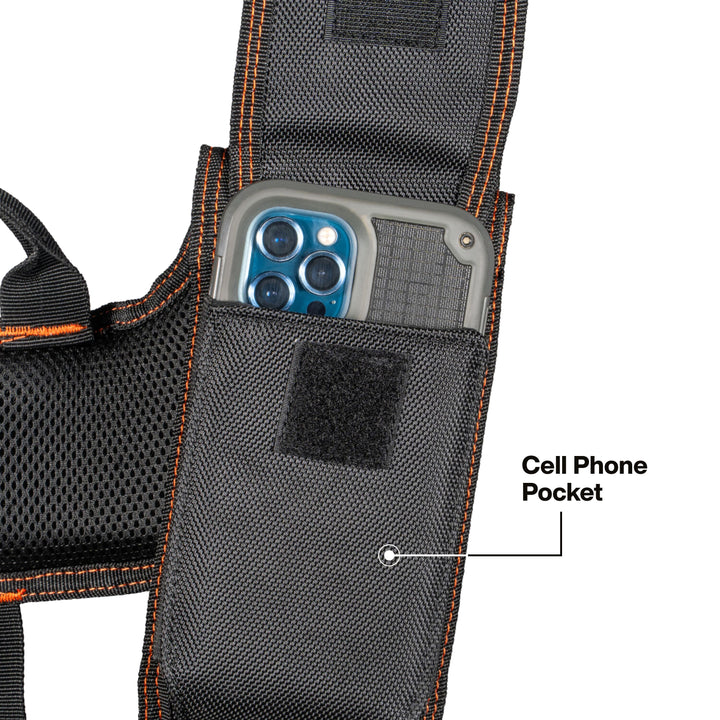 Klein Tools 55896 Tool Rig with Suspenders, 23 Pockets