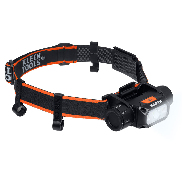 Klein Tools 56078 1000-Lumen Rechargeable Headlamp with Strap