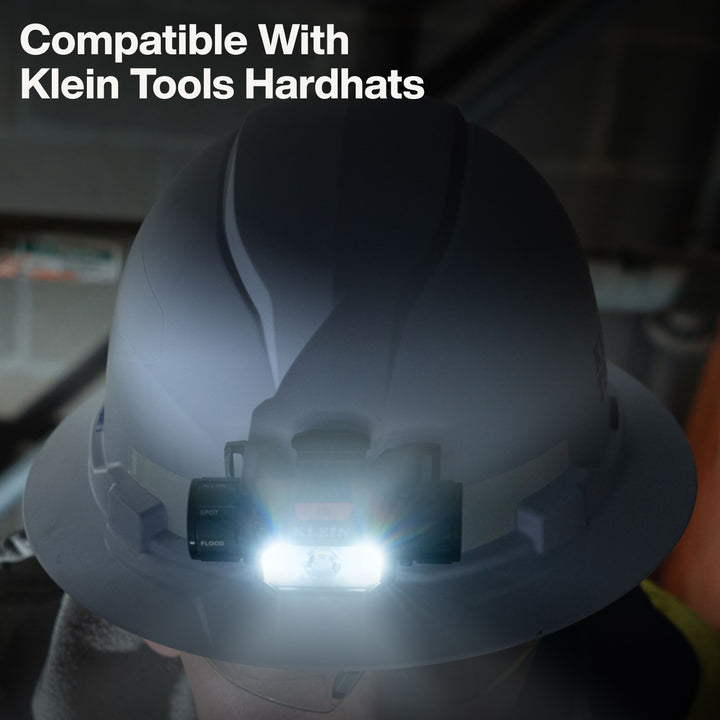 Klein Tools 56078 1000-Lumen Rechargeable Headlamp with Strap