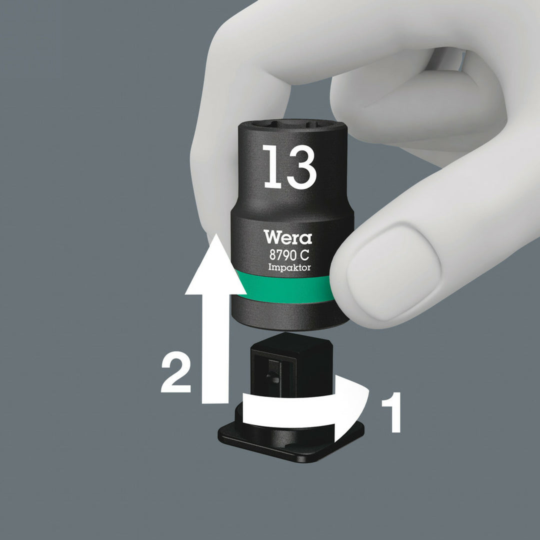 Wera Belt C Impaktor (textile belt), 9 location, unloaded, 71 x 210 mm