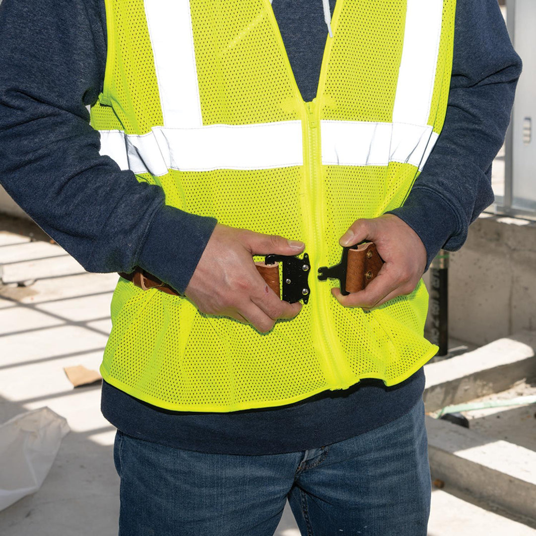 Klein Tools 5826XL Quick Release Leather Belt, Extra Large