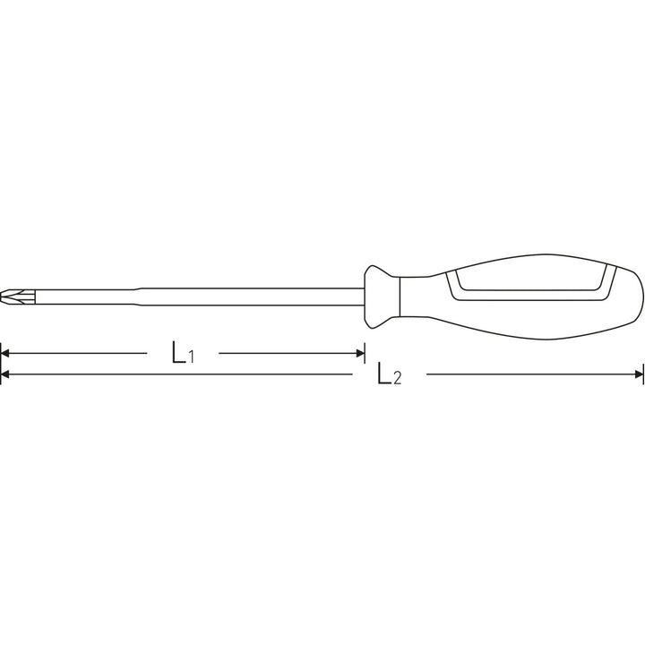 Stahlwille 46663002 VDE cross-head screwdriver PH Drall+