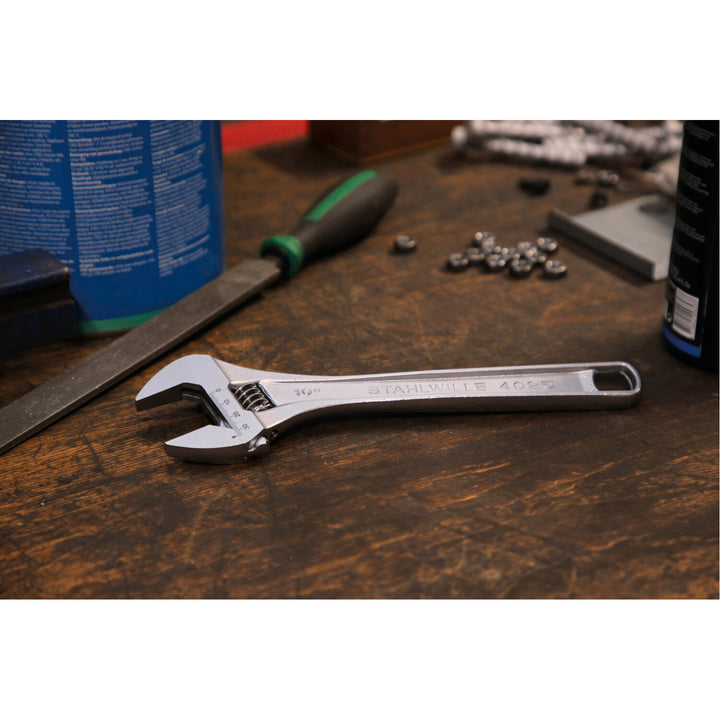 Stahlwille 40250108 4025 Single-end Spanner, Adjustable, 8"