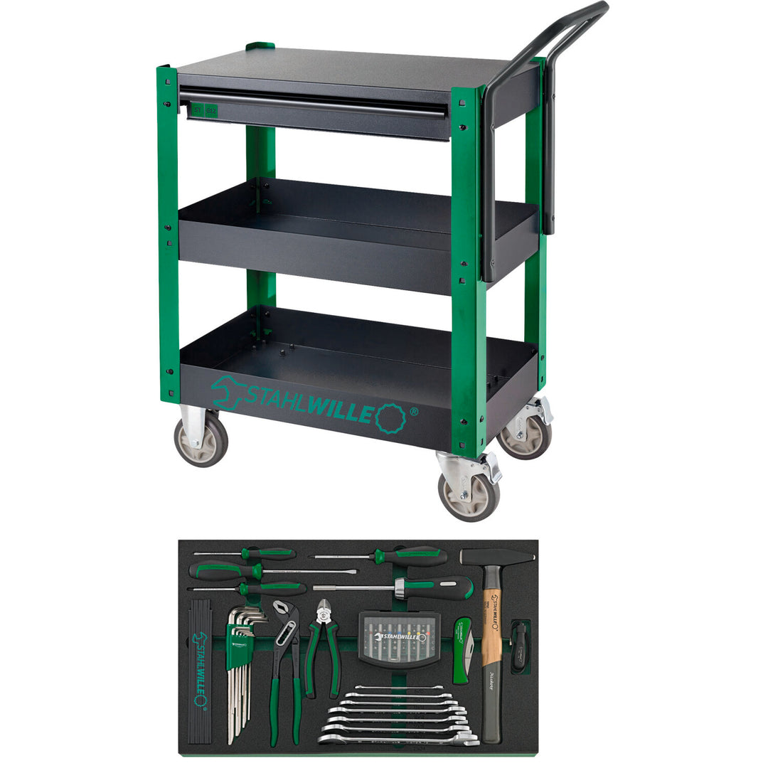 Stahlwille 98830176 Tool Assortment In Service Trolley Drawer 83
