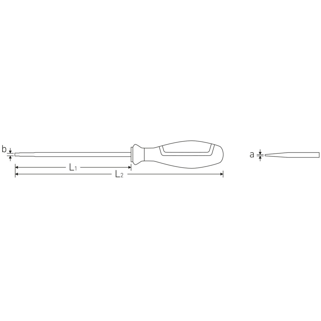 Stahlwille 46613055 VDE slotted screwdriver Drall+