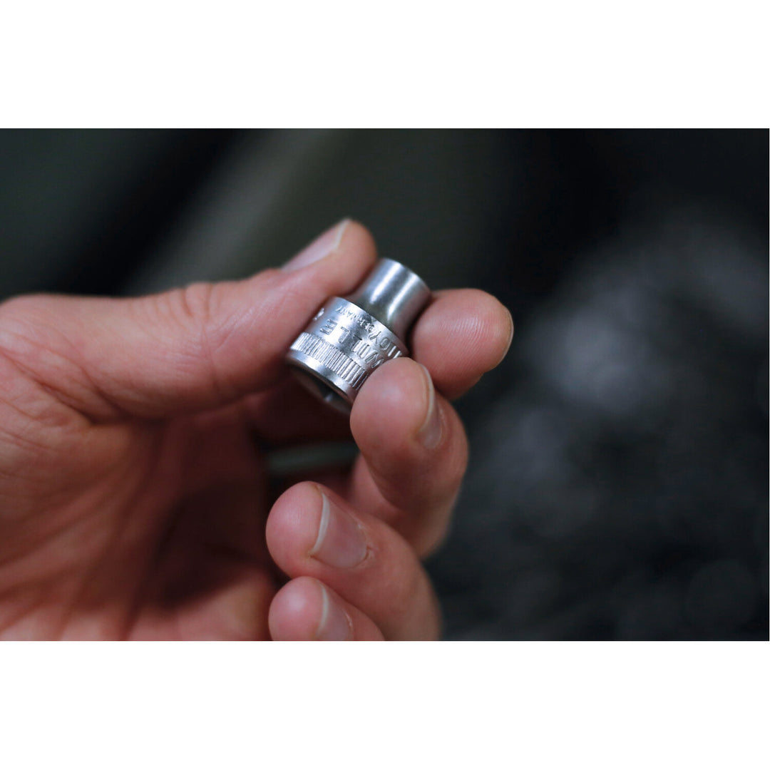 Stahlwille 02110010 456 6-pt Hex Socket, 10 mm 3/8 Inch Drive