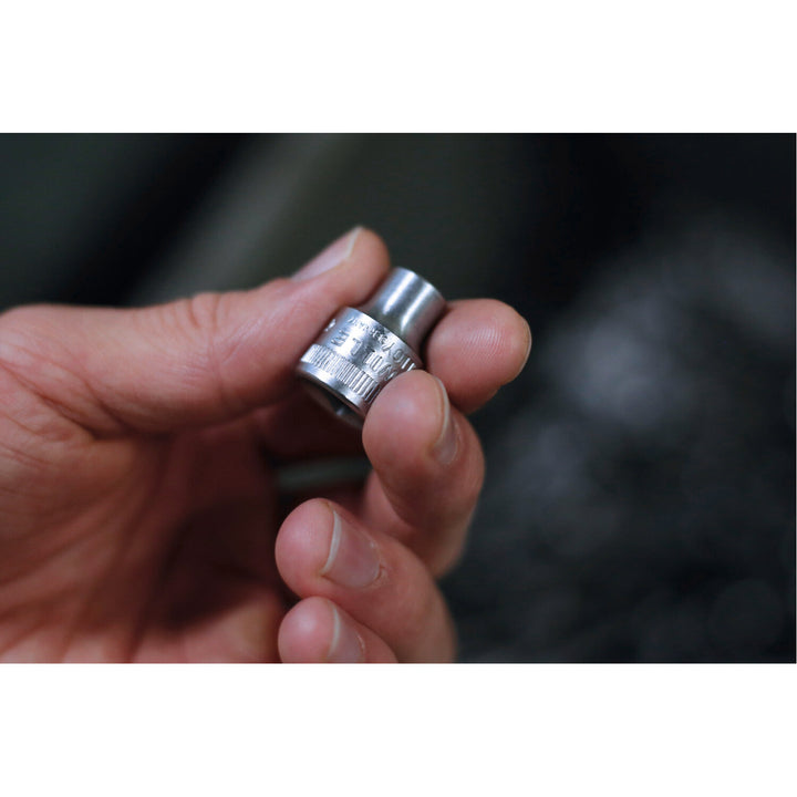 Stahlwille 02110010 456 6-pt Hex Socket, 10 mm 3/8 Inch Drive