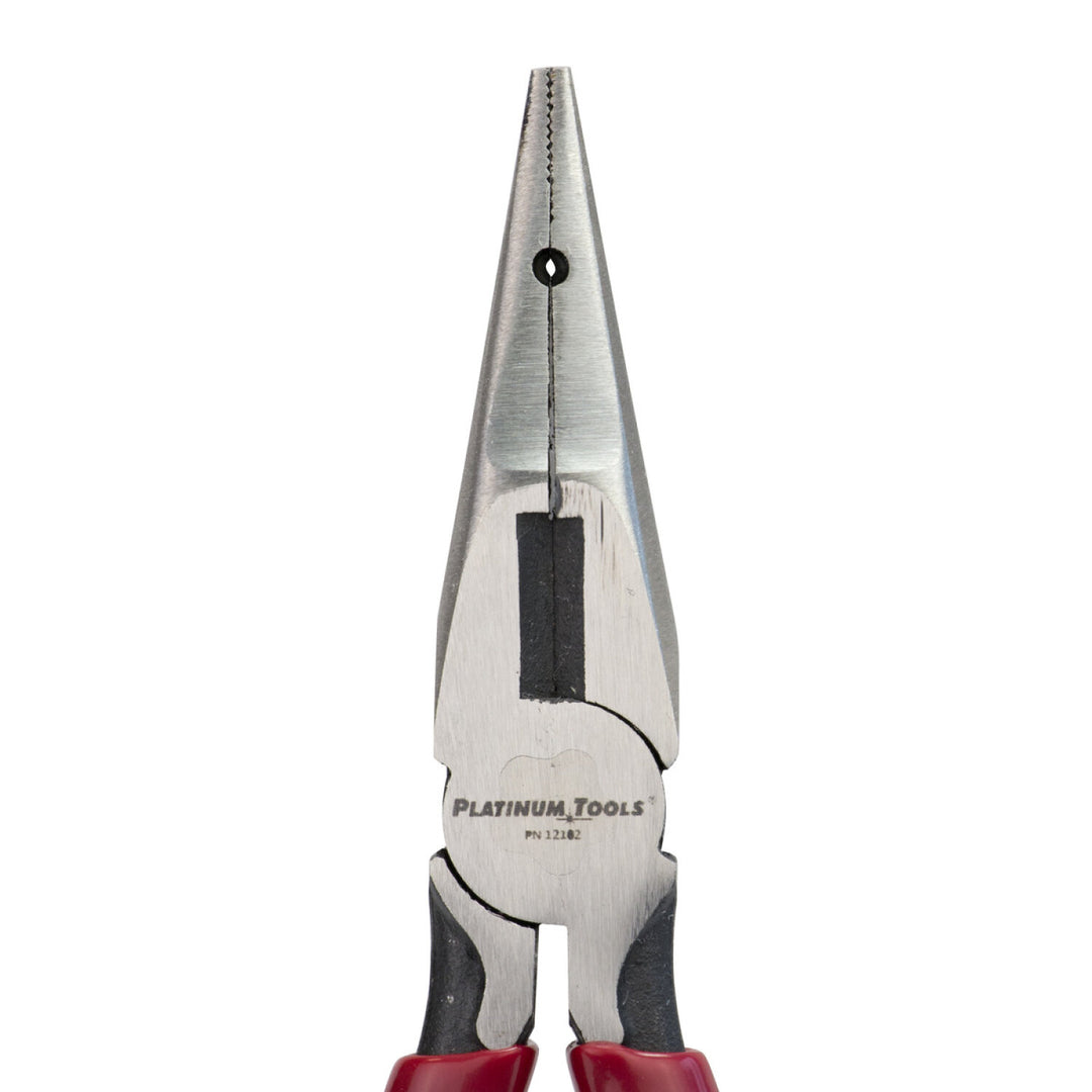 Platinum Tools 12102C Pliers, 6″ Long Nose