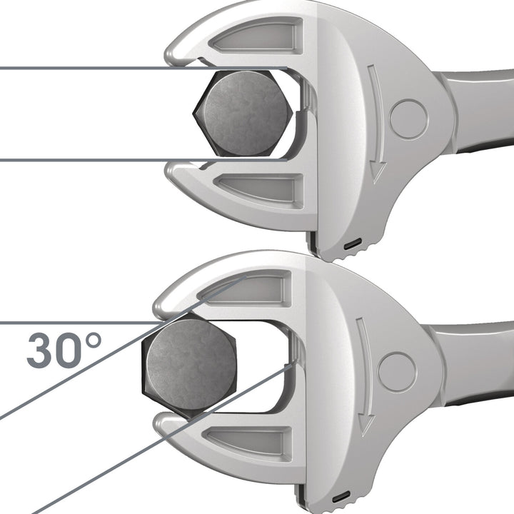 Wera 6004 Joker XS self-setting spanner, 7-10 x 1/4-3/8" x 117 mm