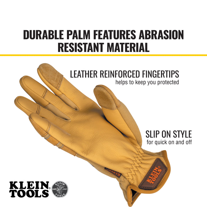 Klein Tools Leather All Purpose Gloves