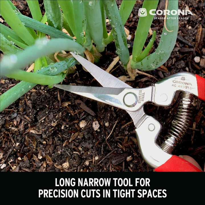 CORONA-AG 4930SS · Long Straight Snips - Stainless Steel, 1¾ Inch