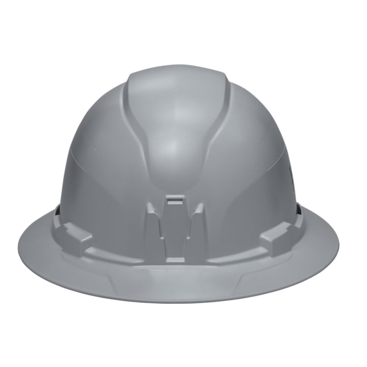 Klein Tools 60863BR Hard Hat, Non-Vented, Full Brim Style, Gray
