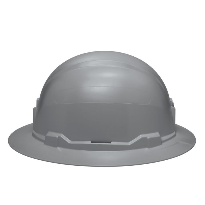 Klein Tools 60863BR Hard Hat, Non-Vented, Full Brim Style, Gray