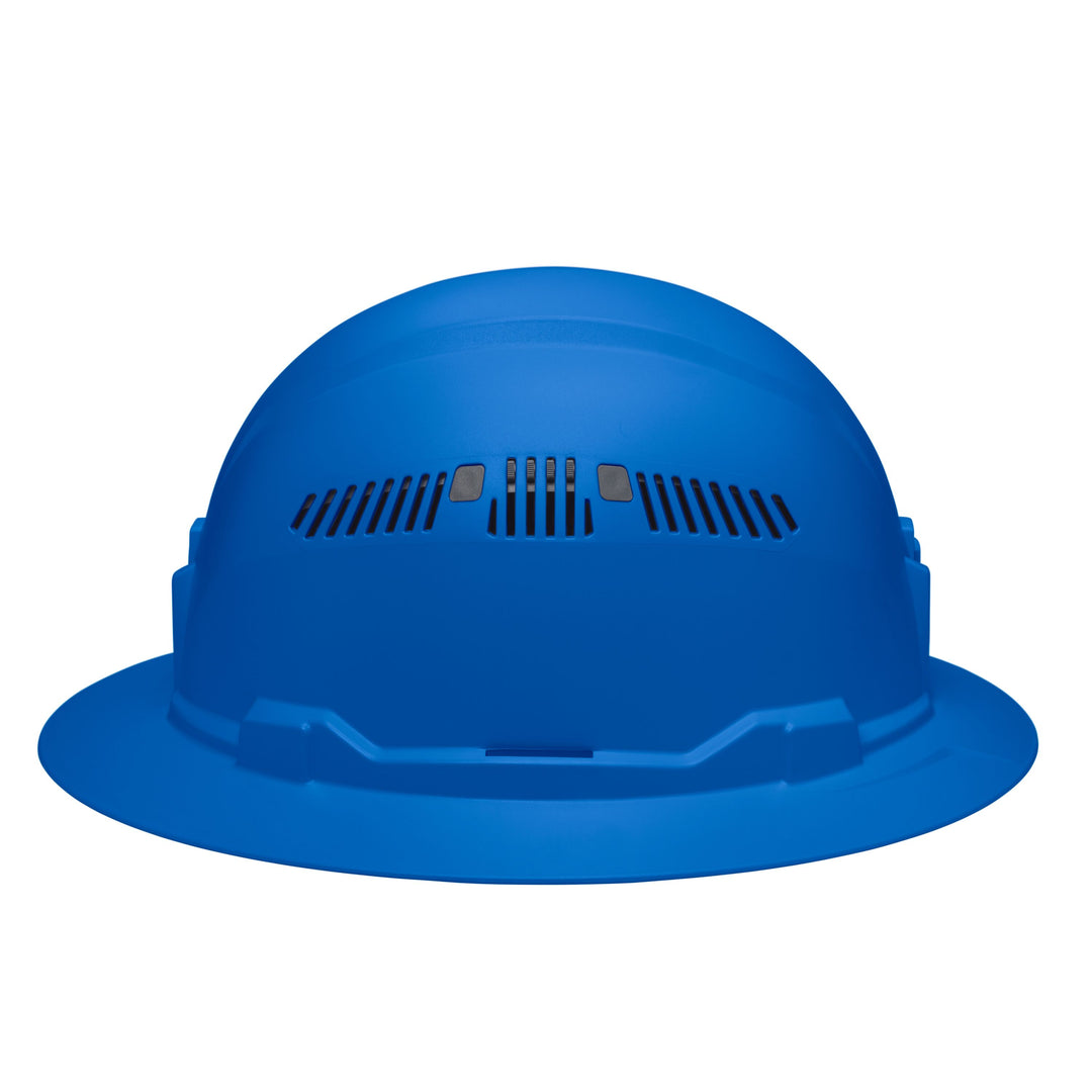 Klein Tools 60871BR Hard Hat, Vented, Full Brim Style, Blue