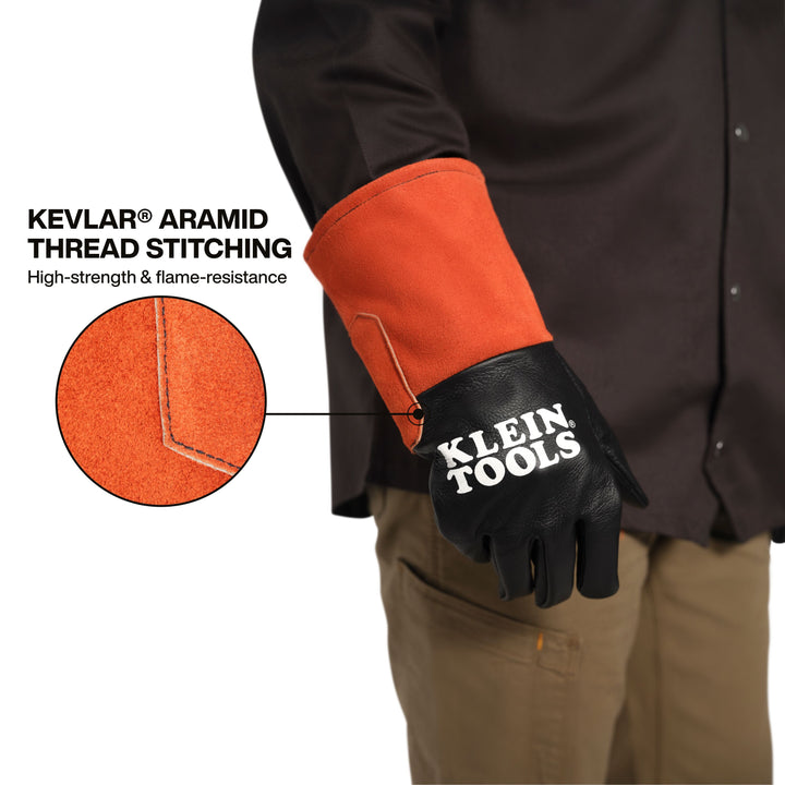 Klein Tools 60912 TIG Welding Gloves, Large
