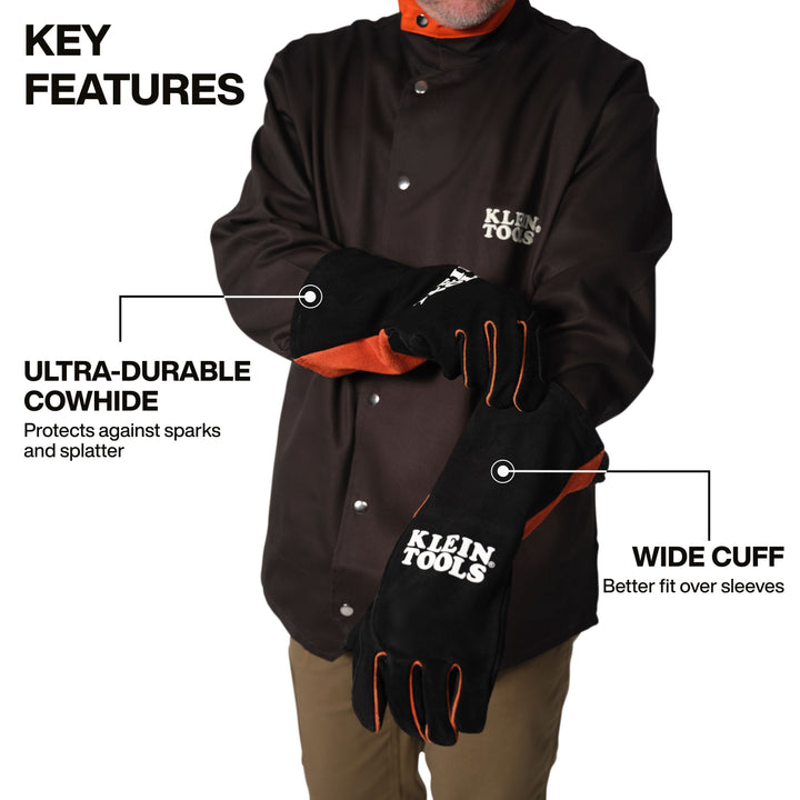 Klein Tools 60914 MIG Welding Gloves, Large