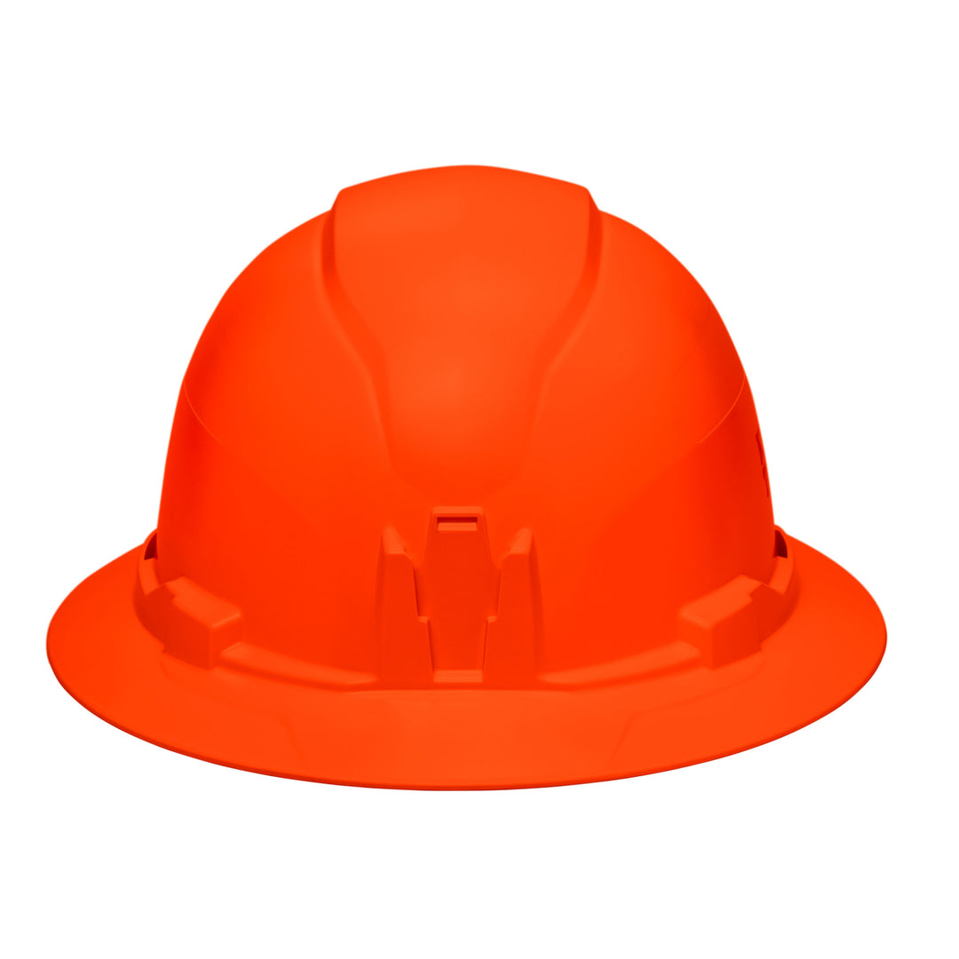 Klein Tools 60930 Hard Hat, Non-Vented, Full Brim Style, High Visibility Orange