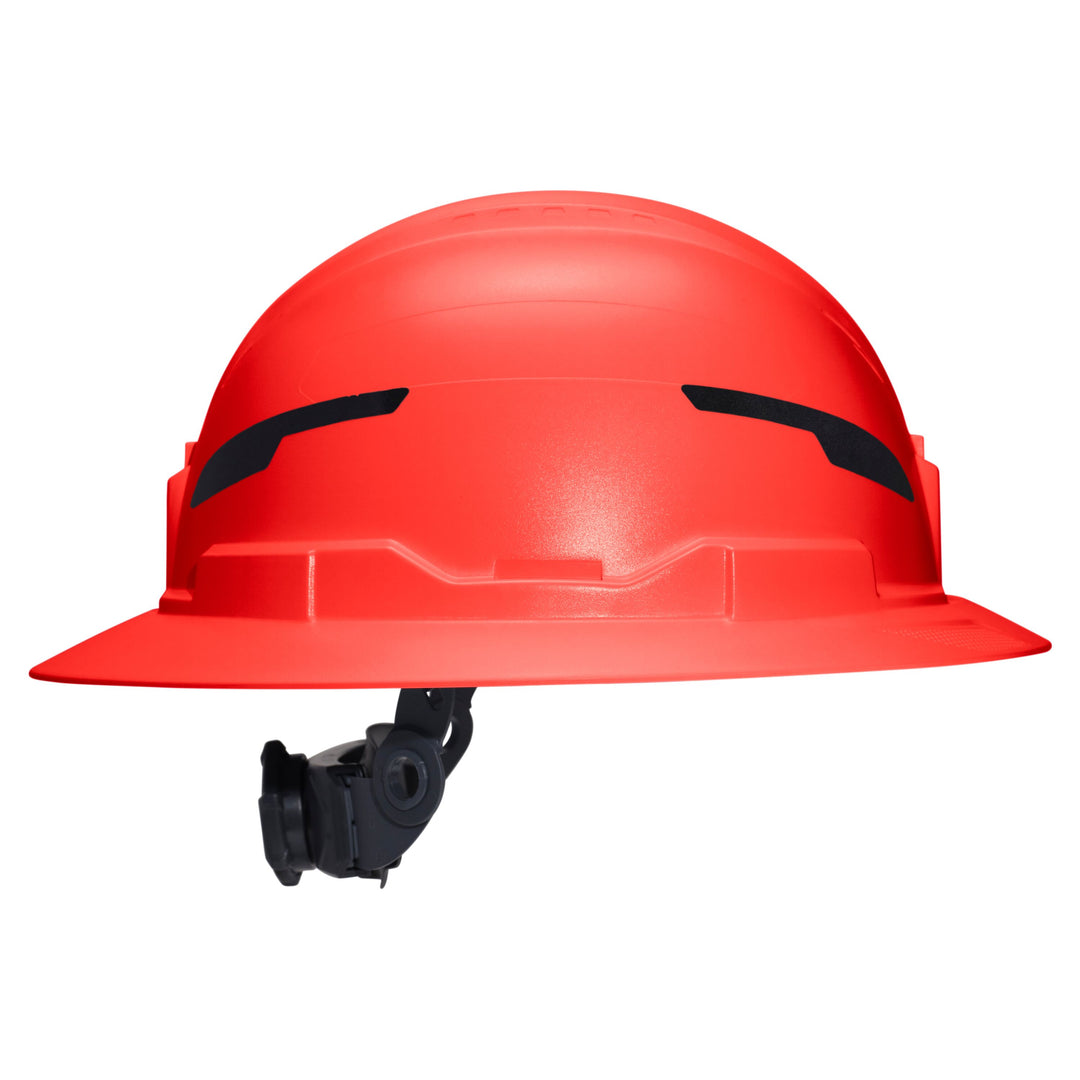 Klein Tools 60930T2 Class E Type-2 Hard Hat, Non-Vented Full Brim Style with Strap, High Visibility Orange