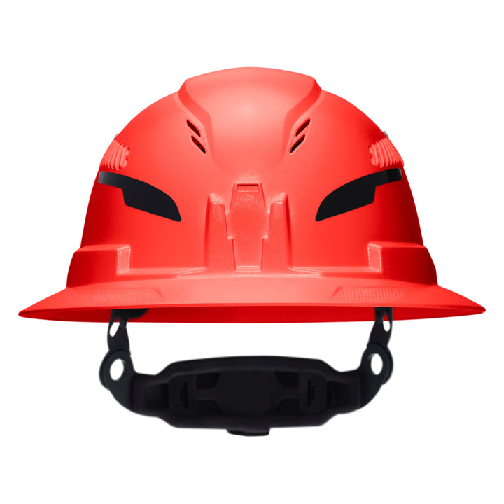 Klein Tools 60931T2 Class C Type-2 Hard Hat, Vented Full Brim with Strap, High Visibility Orange