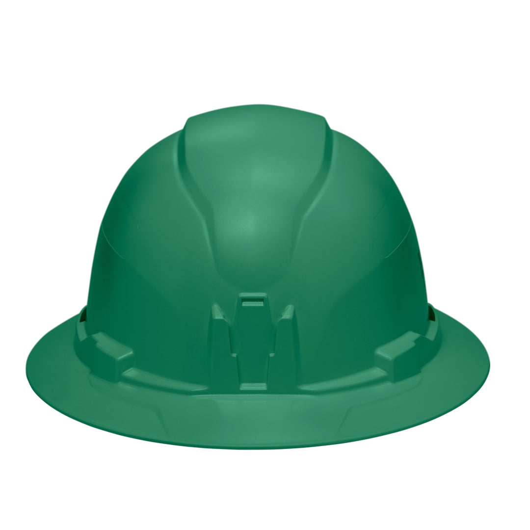 Klein Tools 60940 Hard Hat, Non-Vented, Full Brim Style, Green