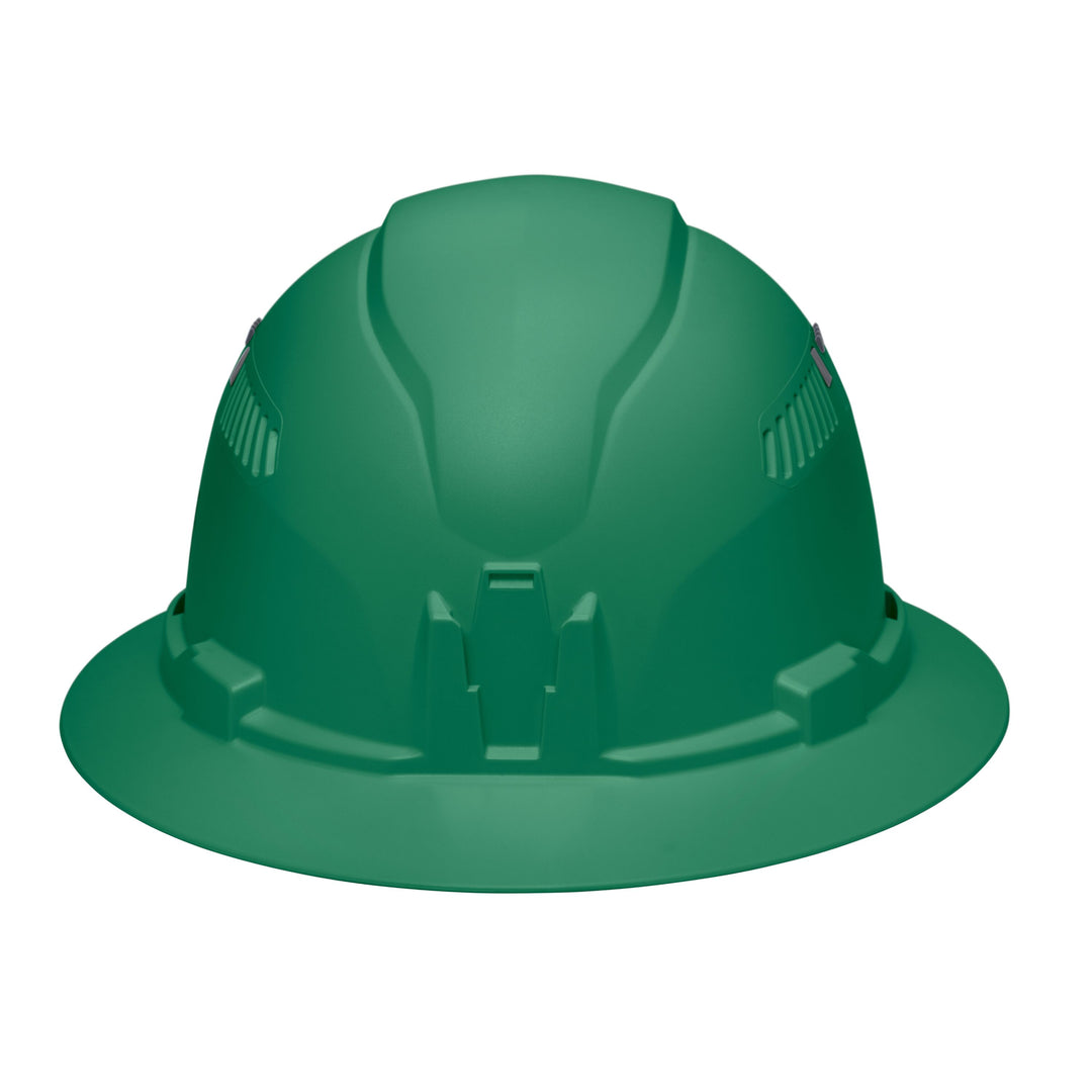 Klein Tools 60941 Hard Hat, Vented, Full Brim Style, Green