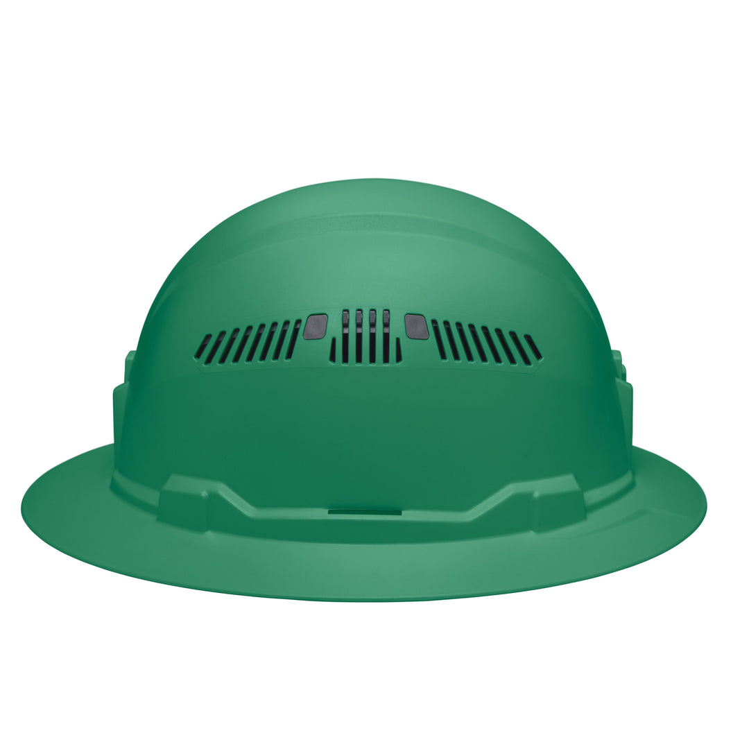 Klein Tools 60941 Hard Hat, Vented, Full Brim Style, Green