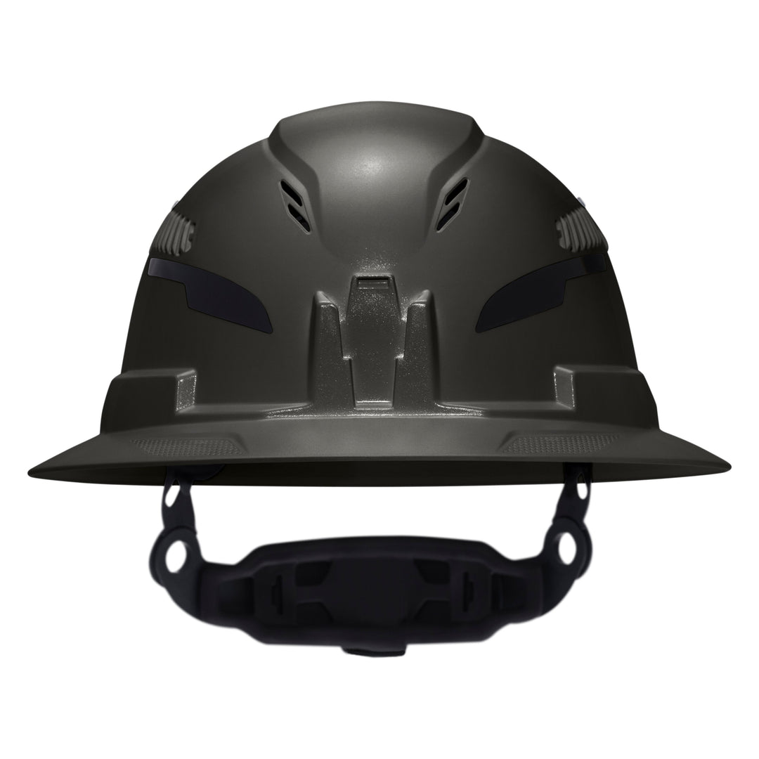 Klein Tools 60961T2 Class C Type-2 Hard Hat, Vented Full Brim with Strap, Black