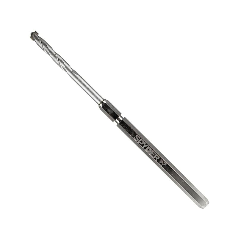 Spyder 600649-10 Pilotdrill TCT - HEX 8 - 10-CT, Tungsten Carbide Tipped Steel