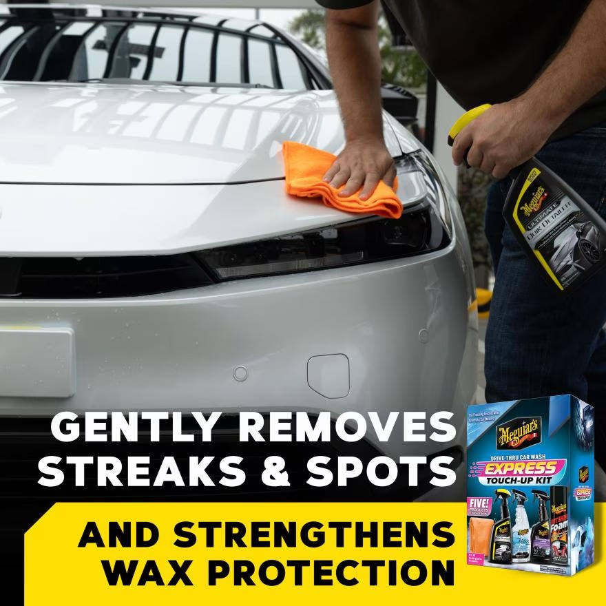 Meguiar's G55254 Drive-Thru Car Wash Express Touch-Up Kit - Perfect for Touching Up Your Ride After Washing