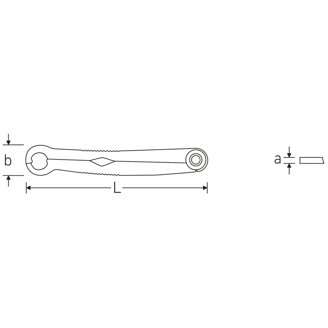 Stahlwille 41101313 240 Ratchet wrench FastRatch, 13mm