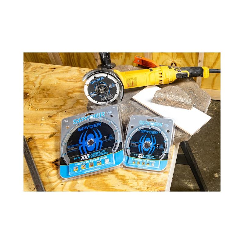 Spyder 14001 Diamond Cut-Off Wheel 4-1/2" - 100X Longer