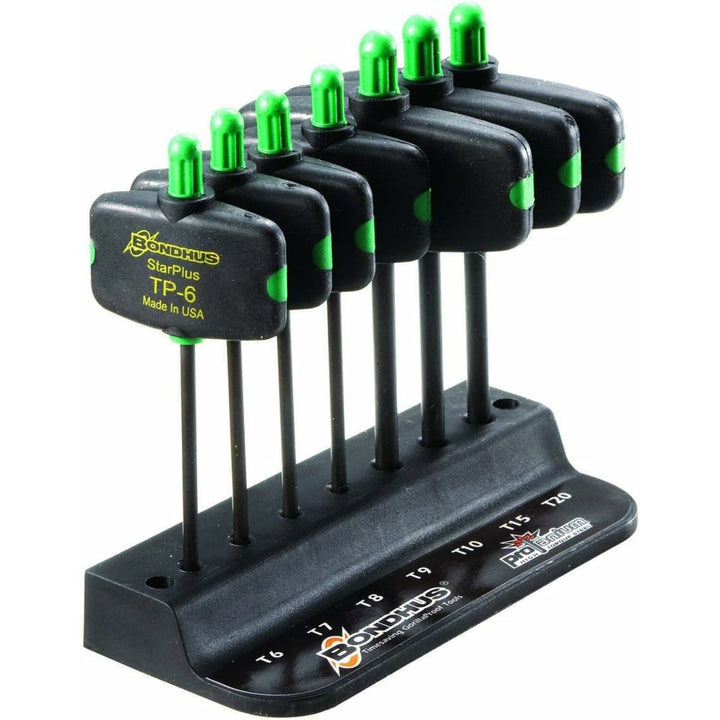 Bondhus 34745 Set of 7 TORX Wingdriver Tools, Sizes T6-T20