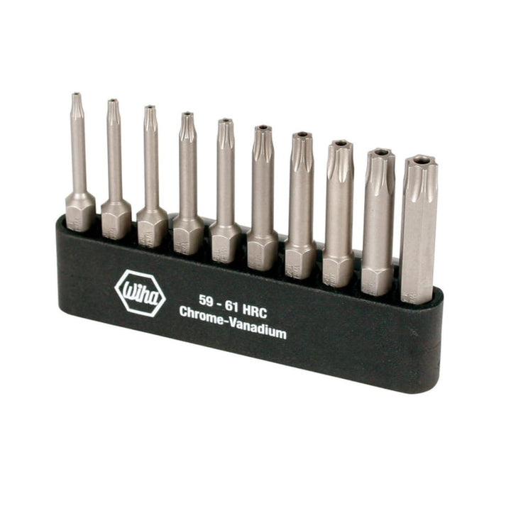 Wiha Tools 74987 Security TORX® Power Bit Belt Pack, 10 Pc.
