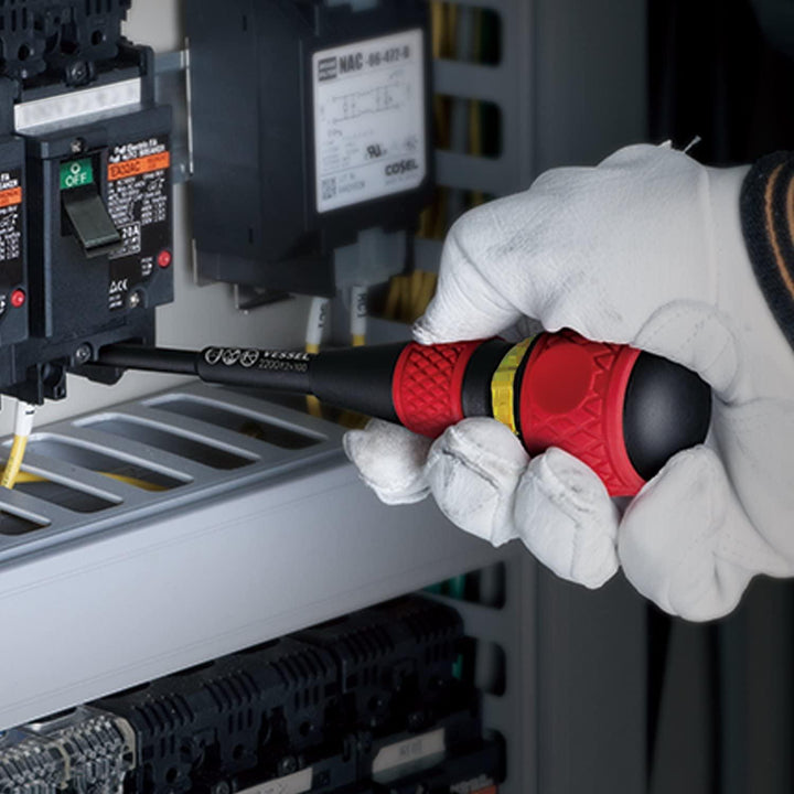 Vessel Tools 22005EVA BALL GRIP Ratchet Screwdriver Set