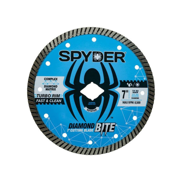 Spyder 14117 Masonry Cutting Wheel, Cont. Turbo, 7 Inch