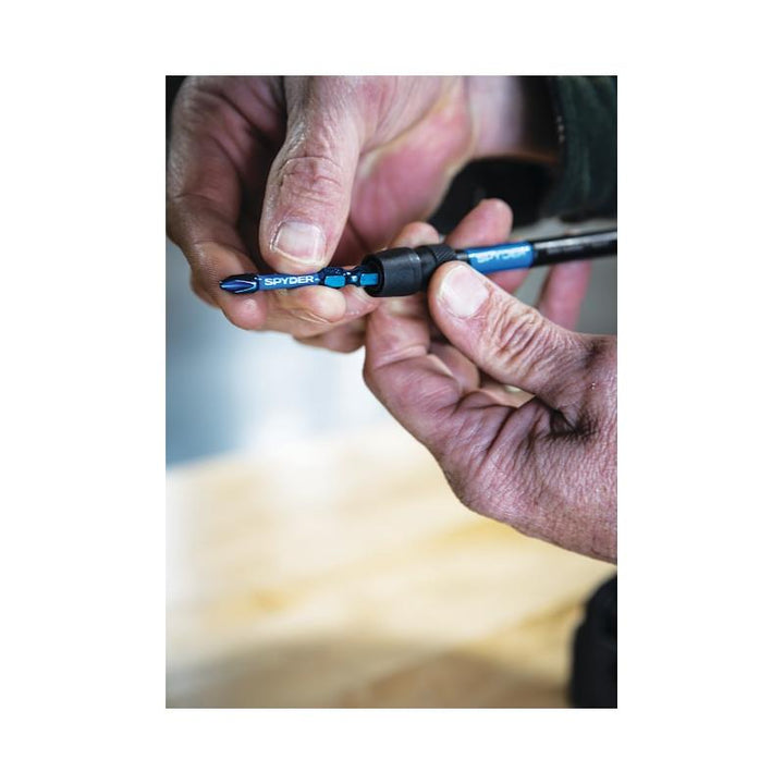 Spyder 19082 Bit Extension 1/4-in x 6-in Quick Change Bit Holder