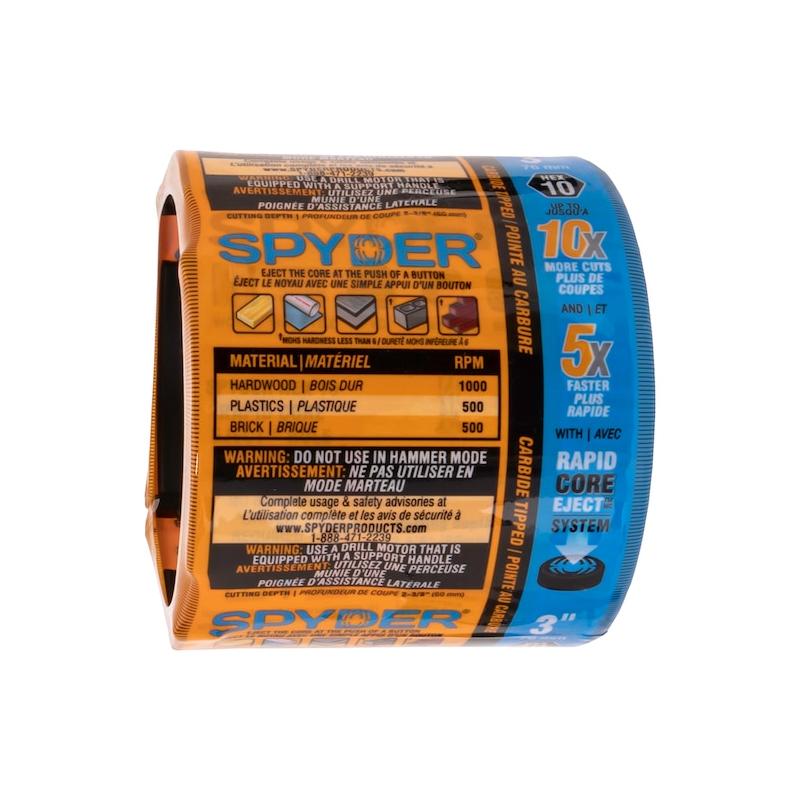 Spyder 600034CF 3 Inch Tungsten Carbide Tipped Hole Saw