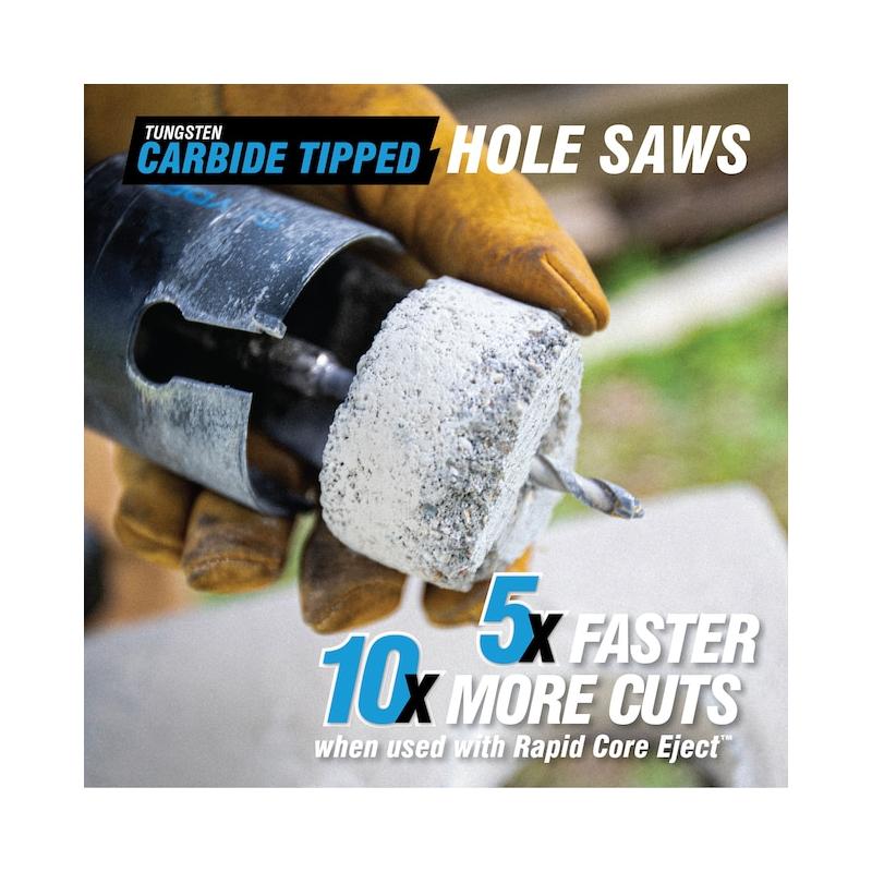 Spyder 600005CF 7/8 Inch Tungsten Carbide Tipped Hole Saw