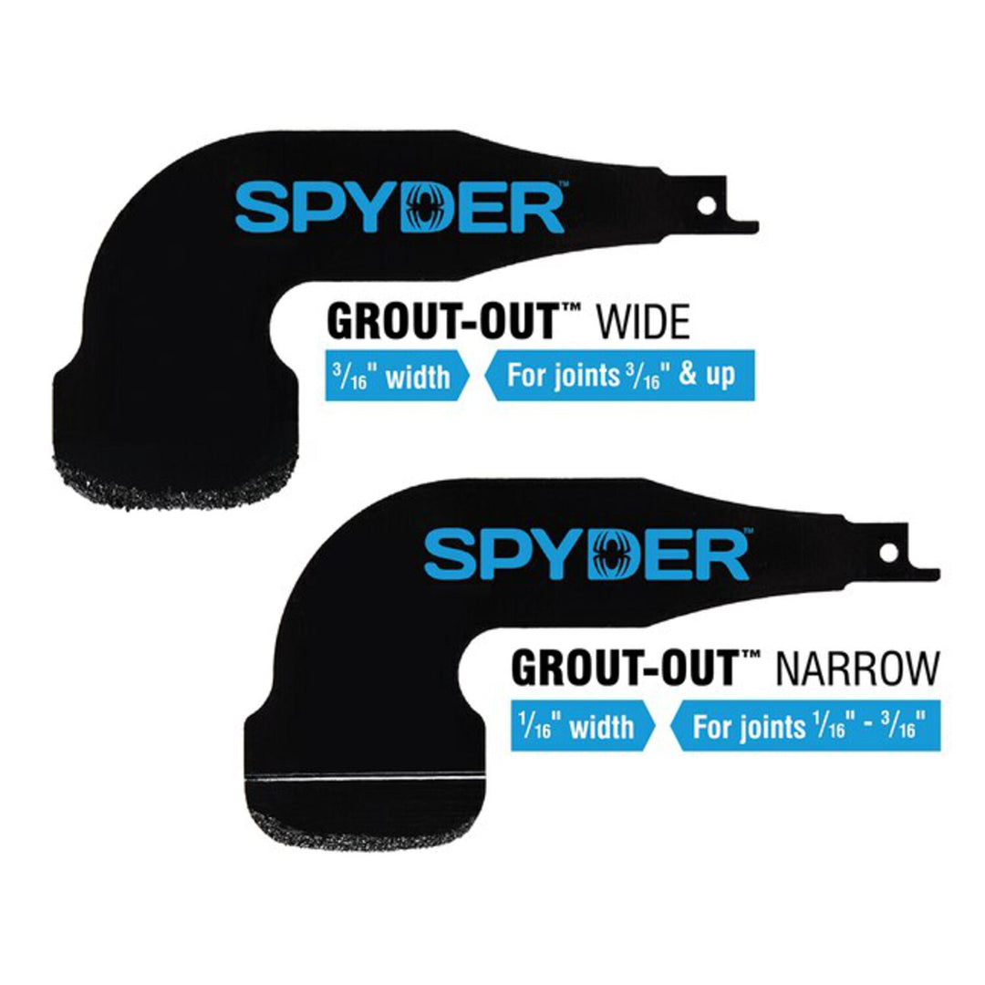 Spyder 100227 1/16-in Reciprocating Saw Grout Removal Tool Attachment