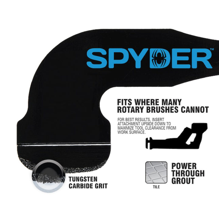 Spyder 100264 3/16-in Reciprocating Saw Grout removal tool attachment