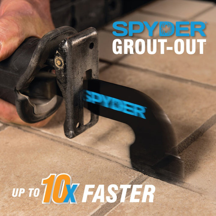 Spyder 100264 3/16-in Reciprocating Saw Grout removal tool attachment