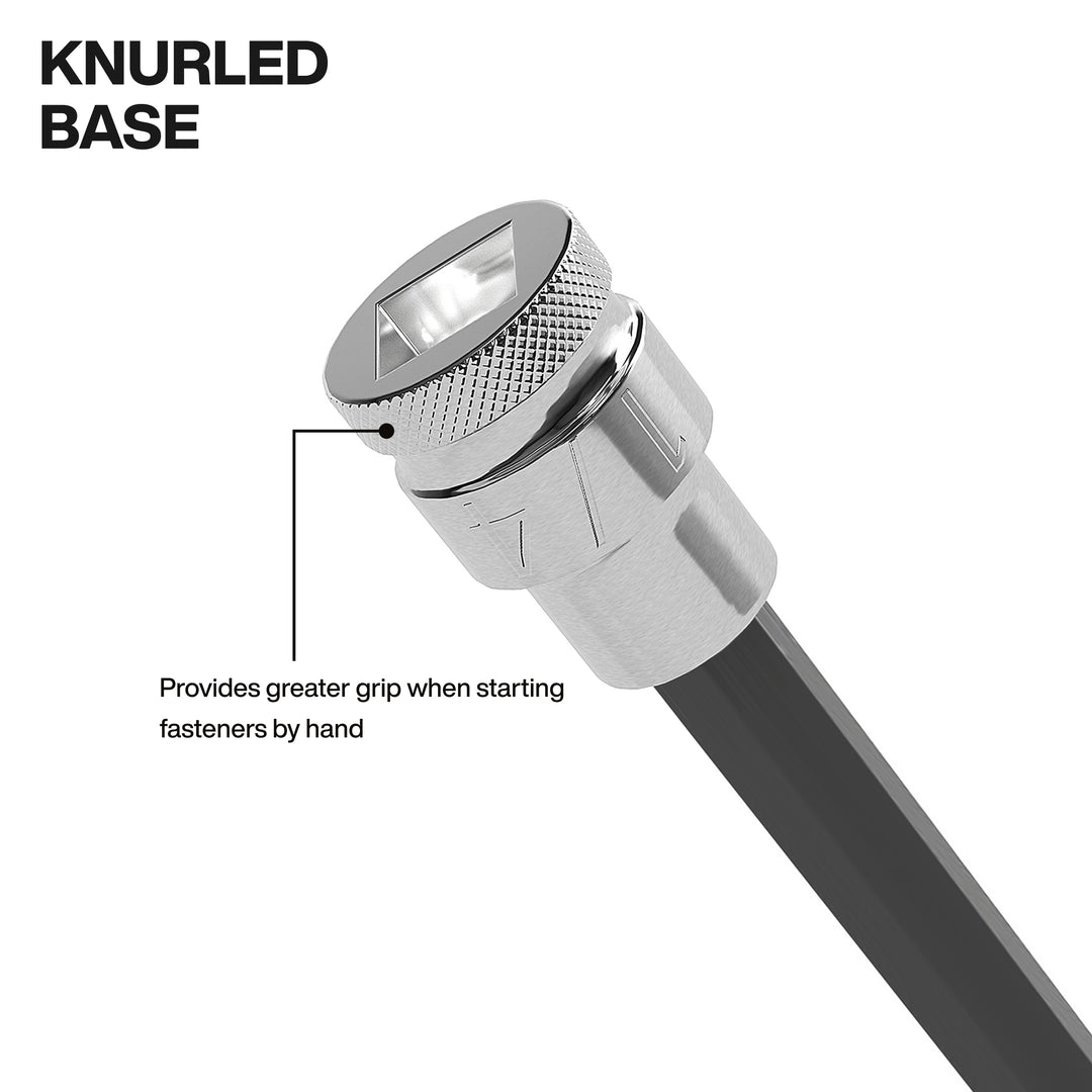 Klein Tools 652216HEXL Long Hex Bit Socket Set, SAE and Metric, 16 Pc.