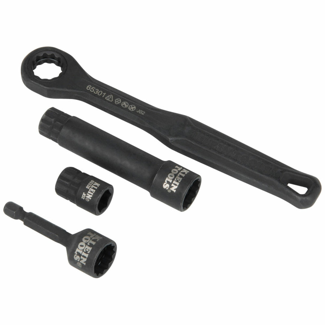 Klein Tools 65300 Impact-Rated Pass Through Socket Set, 1/4" Drive, 32 Pc.