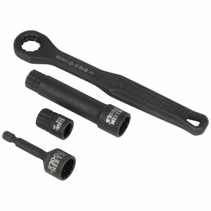 Klein Tools 65300 Impact-Rated Pass Through Socket Set, 1/4" Drive, 32 Pc.