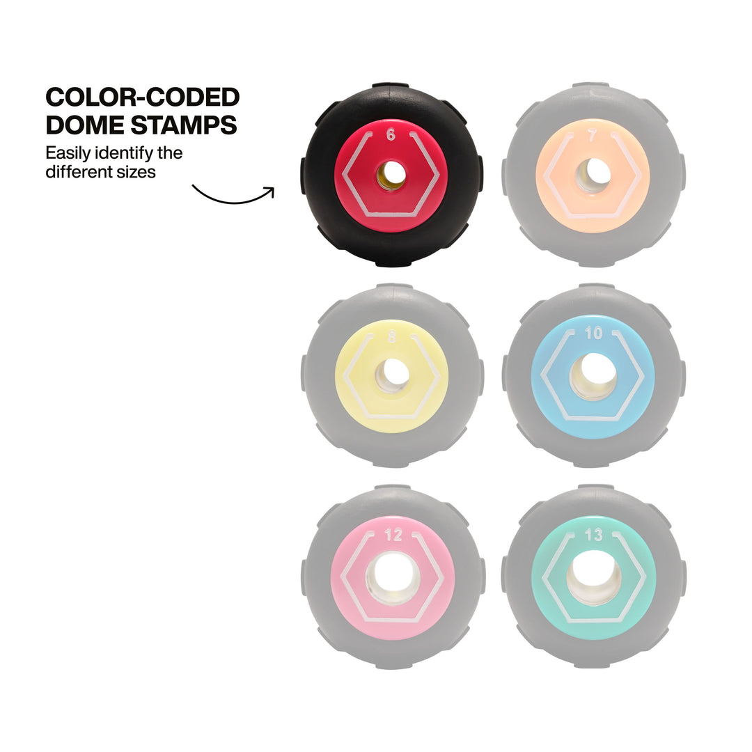 Klein Tools 65406M Metric Color-Coded Nut Driver, Heavy-Duty Hollow-Shaft, 6 mm