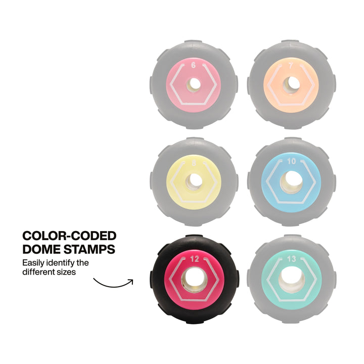 Klein Tools 65412M Metric Color-Coded Nut Driver, Heavy-Duty Hollow-Shaft, 12 mm