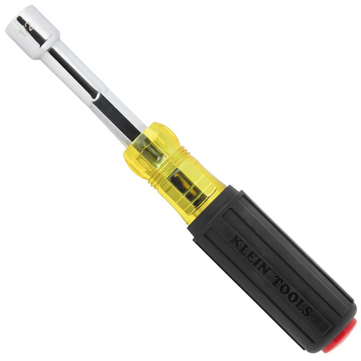 Klein Tools 65412MAG Color-Coded Magnetic Hollow-Shaft Heavy-Duty Nut Driver, 1/2"