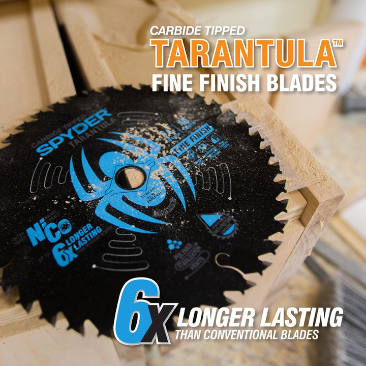 Spyder 13026 10-in 80 -Tooth Fine Finish Tungsten carbide-tipped steel Miter/Table saw blade Individual