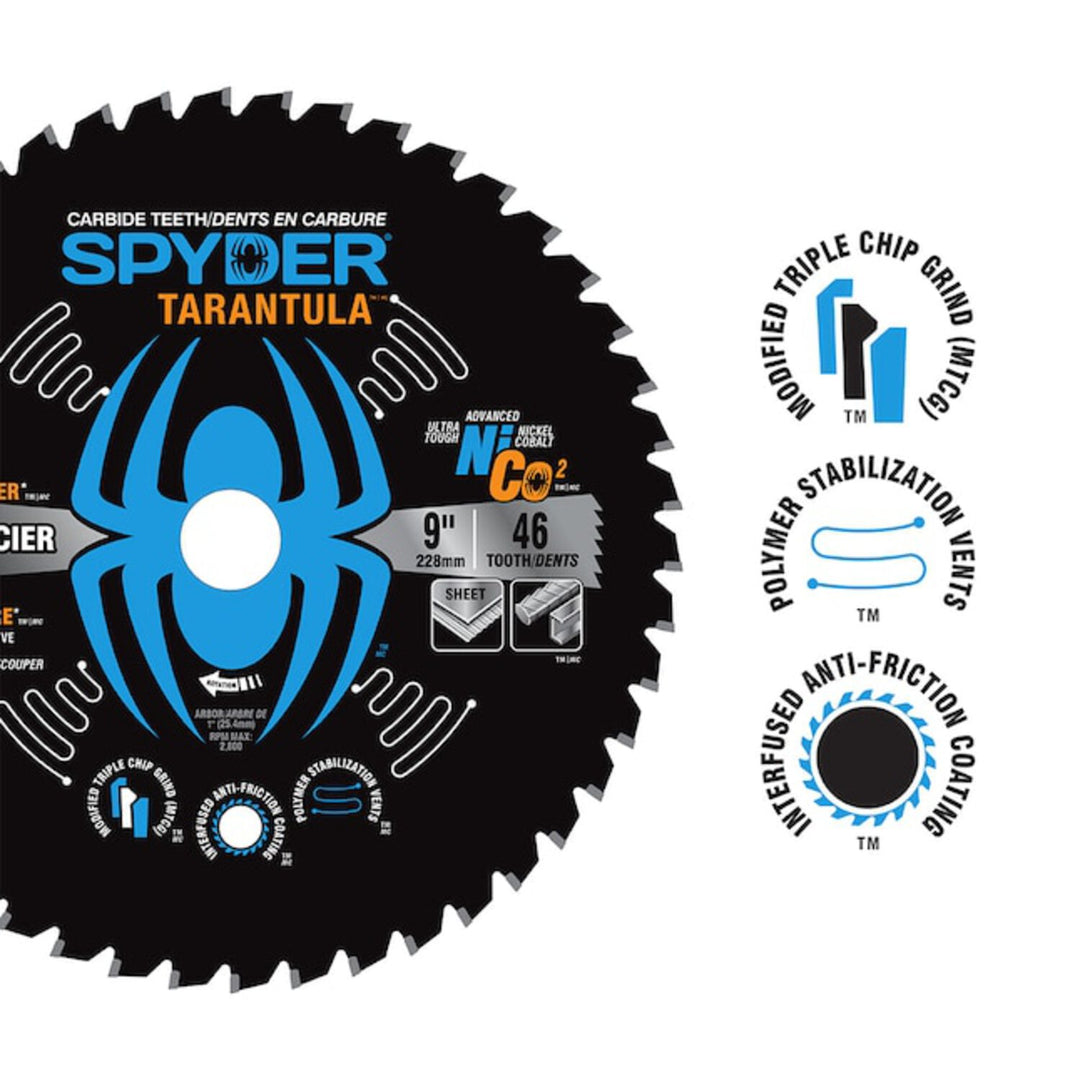 Spyder 13501 7-1/4-in 36 -Tooth Tungsten carbide-tipped steel Circular saw blade Individual